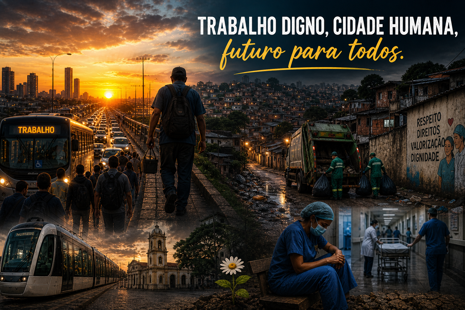 Homenagem aos trabalhadores brasileiros